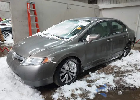 2008 Honda Civic Lx from USA, damaged, VIN 1HGFA16558L039761